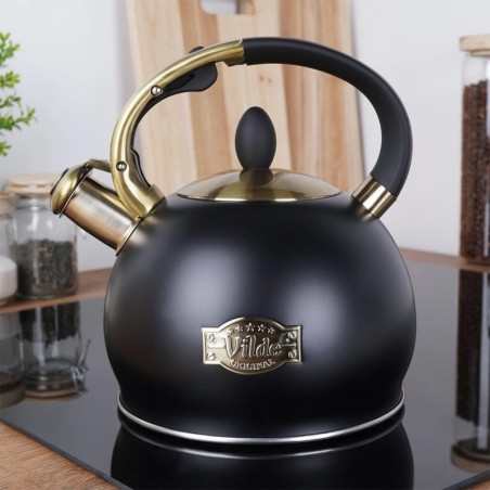 Vilega veekeetja, teras, must 3 liitrit