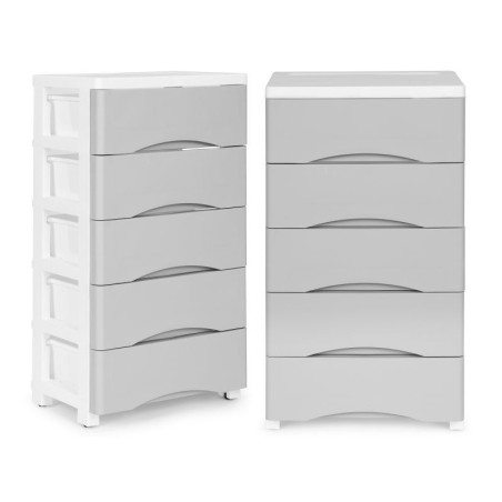 Ratastel sahtlitega panipaik plastik