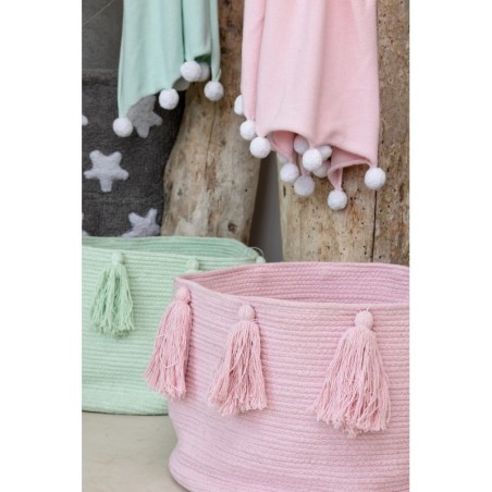 Hoiukorv Tassels Pink | FreshDesign.ee
