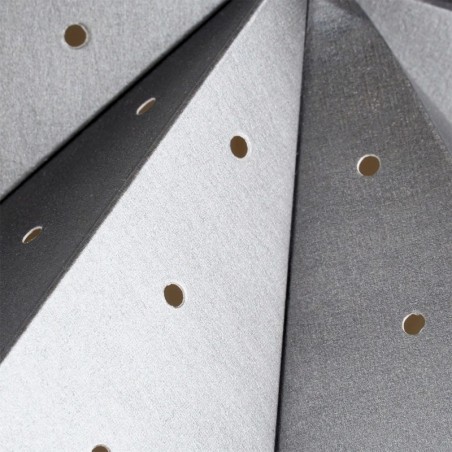 Dekoratiivne ažuurne pabertäht, hall, 75 cm | FreshDesign.ee