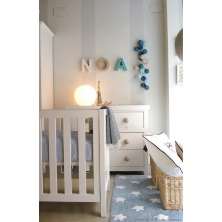 Pestav vaip Blue Stars White 120 x 160 cm | FreshDesign.ee