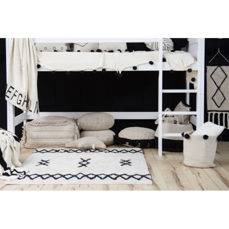 Pestav vaip Atlas Natural Black 120x160 cm | FreshDesign.ee