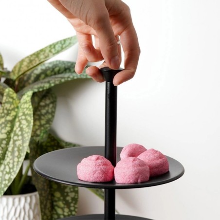 Must metallist vaagen, 3-korruseline, 36,5 cm | FreshDesign.ee