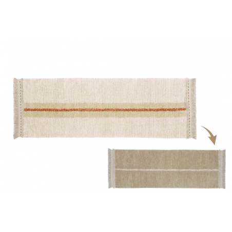 Pestav kahepoolne vaip Duetto Sage 80x230 cm | FreshDesign.ee