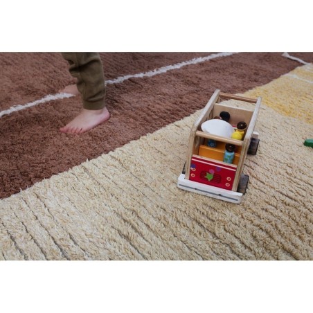 Pestav kahepoolne vaip Duetto Toffee 80x230 cm | FreshDesign.ee