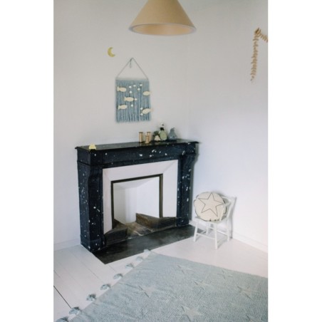 Pestav vaip Hippy Stars Aqua Blue 120 x 175 cm | FreshDesign.ee