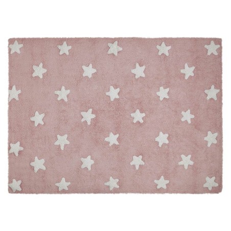 Pestav vaip Pink Stars White 120 x 160 cm | FreshDesign.ee