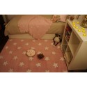Pestav vaip Pink Stars White 120 x 160 cm | FreshDesign.ee