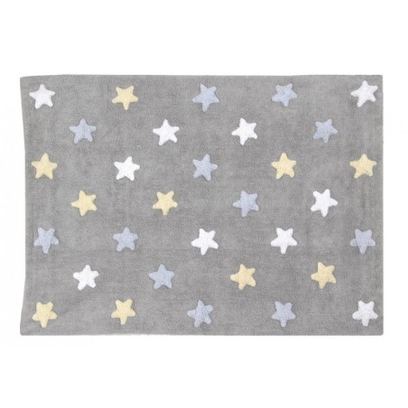 Pestav vaip Tricolor Star Gris/Azul 120 x 160 cm | FreshDesign.ee