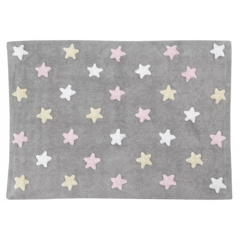 Pestav vaip Tricolor Star Gris/Rosa 120 x 160 cm | FreshDesign.ee