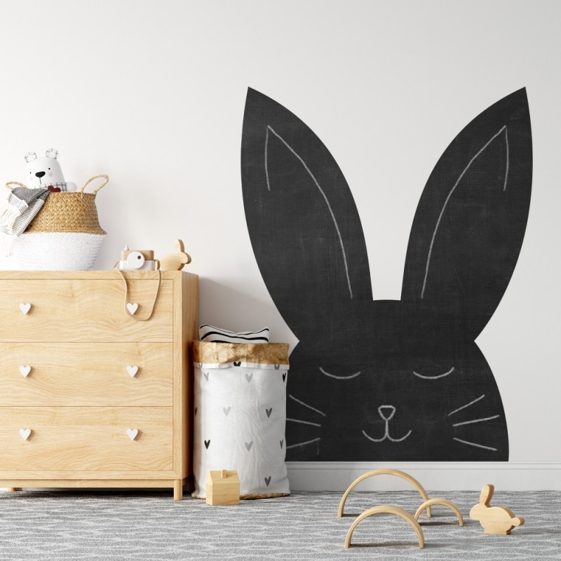 Seinakleebis kriiditahvel jänes | FreshDesign.ee