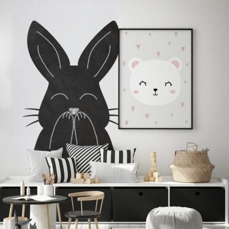 Seinakleebis kriiditahvel Rabbit | FreshDesign.ee