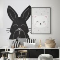 Seinakleebis kriiditahvel Rabbit | FreshDesign.ee