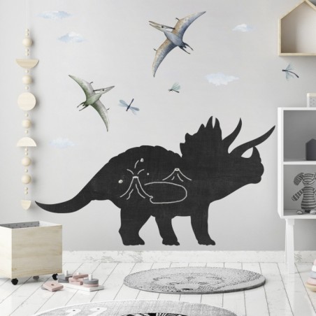 Seinakleebis kriiditahvel Dinosaur | FreshDesign.ee