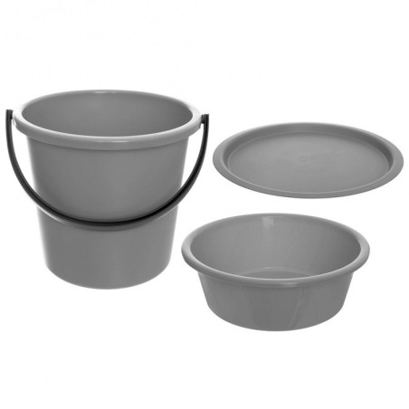 Kopp kausi ja kaanega 5 / 13 liitrit 3 tk. | FreshDesign.ee