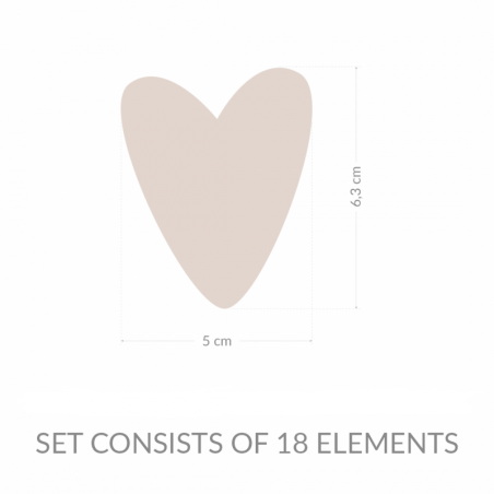 Seinakleebised Südamed, 19 tk | FreshDesign.ee