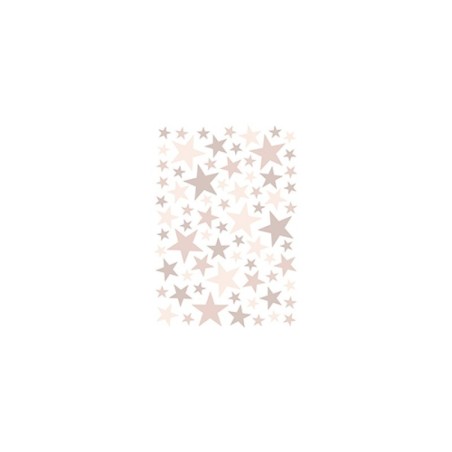 Seinakleebised Stars, 74 tk, vanaroosa | FreshDesign.ee