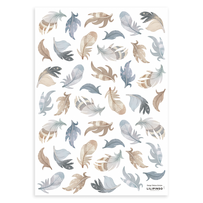 Seinakleebised SELENE A3, suled sinine | FreshDesign.ee