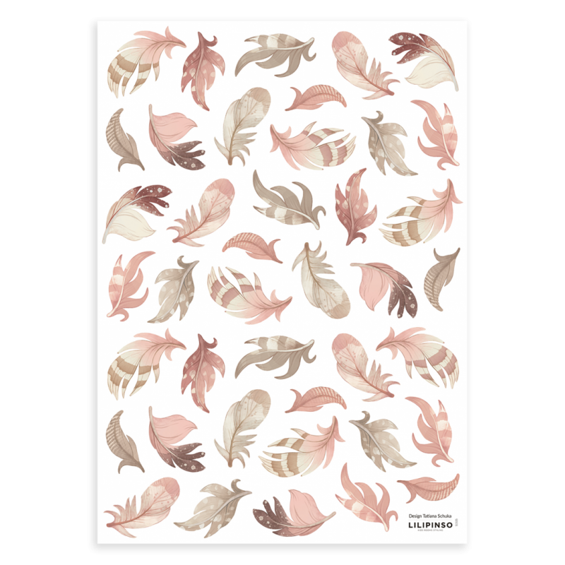 Seinakleebised SELENE A3, suled roosa | FreshDesign.ee