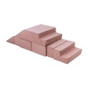 Velvet pehmete moodulite komplekt, roosa | FreshDesign.ee