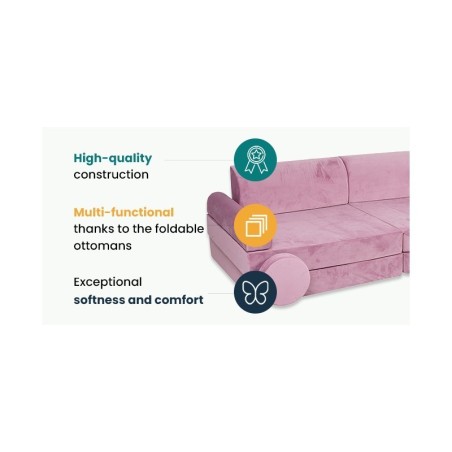 Laste Premium diivan slimcord türkiis | FreshDesign.ee