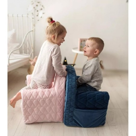 Laste velvet tugitool roosa | FreshDesign.ee