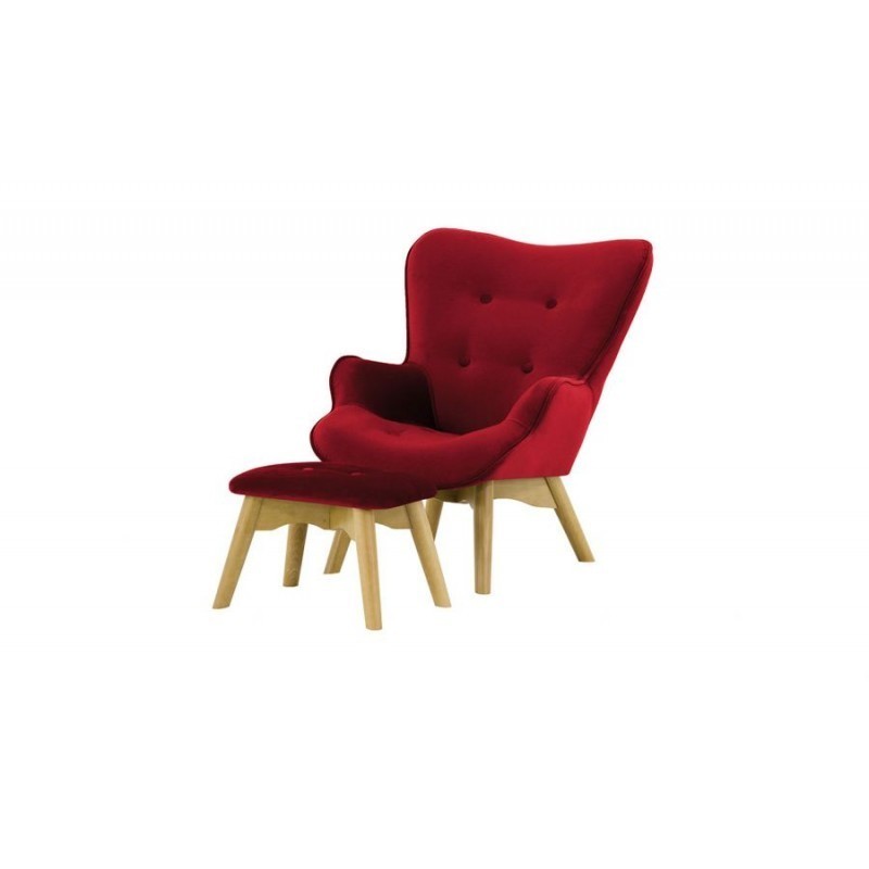 Laste tugitool + jalatugi, punane | FreshDesign.ee