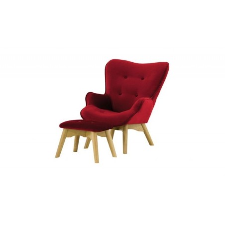 Laste tugitool + jalatugi, punane | FreshDesign.ee