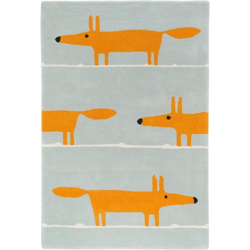Lastetoa villavaip mr fox türkiis 120x180 cm | FreshDesign.ee