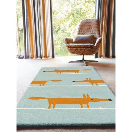 Lastetoa villavaip mr fox türkiis 120x180 cm | FreshDesign.ee