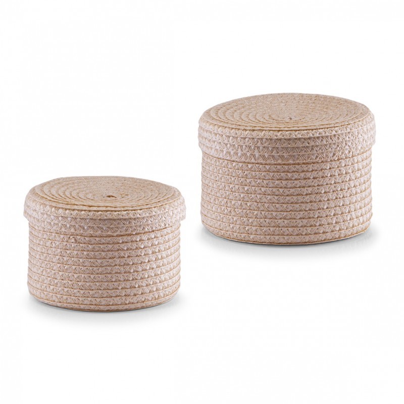 Korvide komplekt kaantega, ümar, 2tk, naturaalne | FreshDesign.ee