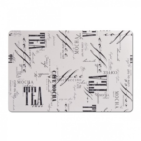 Lauamatt "Coffee&Tea", valge | FreshDesign.ee