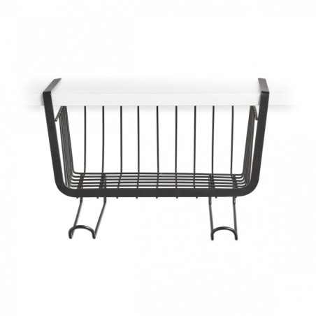 Riiul, must, metall | FreshDesign.ee