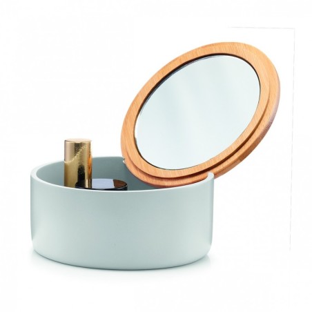 Kosmeetika-/ehtekarp peegliga, hall | FreshDesign.ee