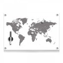 Klaastahvel "Worldmap", 60x40 cm | FreshDesign.ee