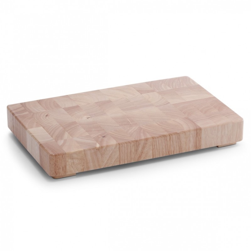 Lõikelaud kummipuu 42x27 cm | FreshDesign.ee