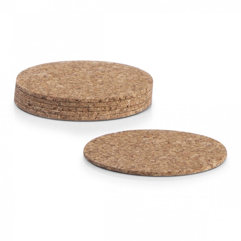 Klaasialuste komplekt kork, 6 tk | FreshDesign.ee