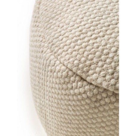 käsitöö villa Pouf Rocco Valge 55x55x30 cm | FreshDesign.ee