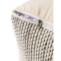 käsitöö villa Pouf Rocco beež/must 55x55x30 cm | FreshDesign.ee