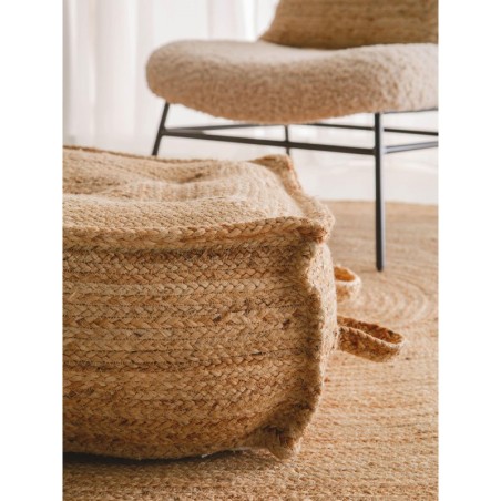 Floor cushion Jutta helepruun 55x55x20 cm | FreshDesign.ee