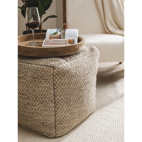 käsitöö villa Pouf Rocco pruunikashall 45x... | FreshDesign.ee