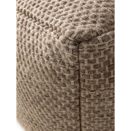 käsitöö villa Pouf Rocco pruunikashall 45x... | FreshDesign.ee