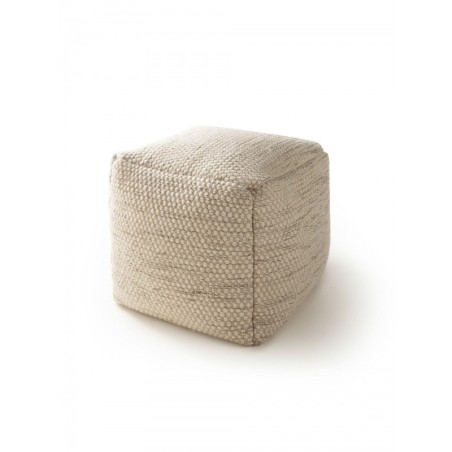 käsitöö villa Pouf Rocco kreem 45x45x45 cm | FreshDesign.ee