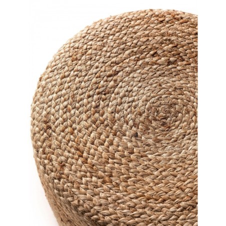 käsitöö Jute Pouf Jutta helepruun 40x40x40 cm | FreshDesign.ee