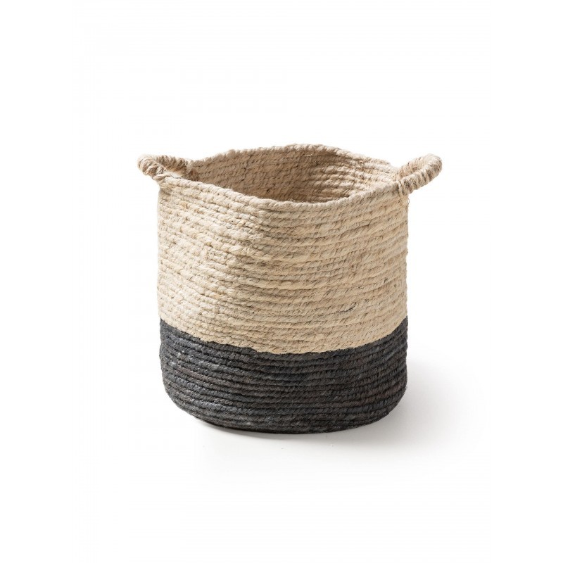 Basket Aylin kreem/hall 30x30x30 cm | FreshDesign.ee