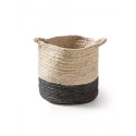 Basket Aylin kreem/hall 30x30x30 cm | FreshDesign.ee