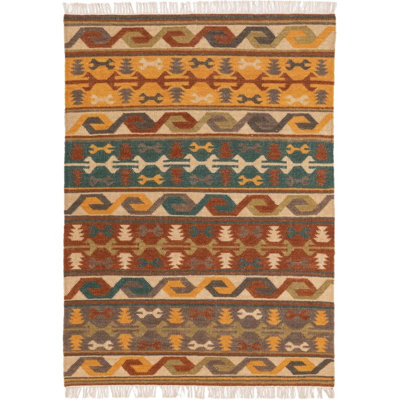 Käsitsi kootud Kelim Zohra värviline 200x300 cm | FreshDesign.ee