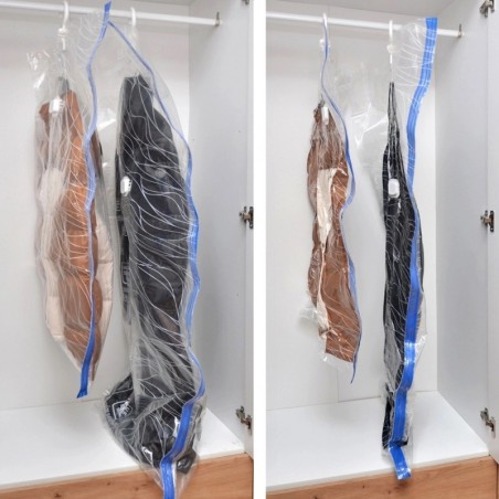 Vaakumkott riietele ja voodipesule riidepuuga 70x144 cm