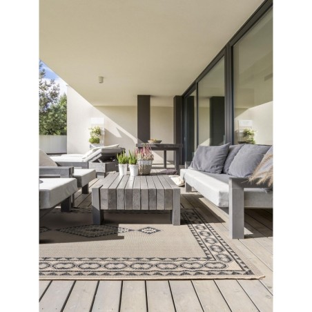 SISE- JA VÄLISVAIP River beež/sinine 160x230 cm