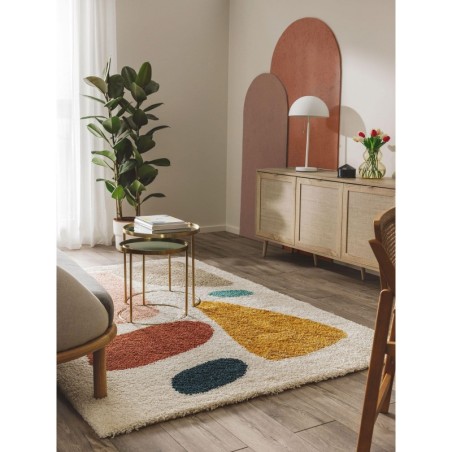 Shaggy VAIP Louise kreem/roosa 160x230 cm